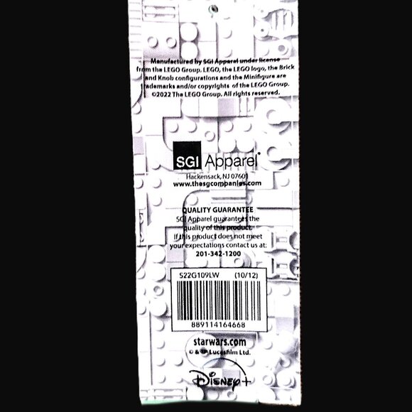 LEGO ~ Star Wars ~ Disney ~ Baby Yoda Nightgown ~ Sleep Shirt Girls Sz 10-12 NWT - Picture 7 of 9